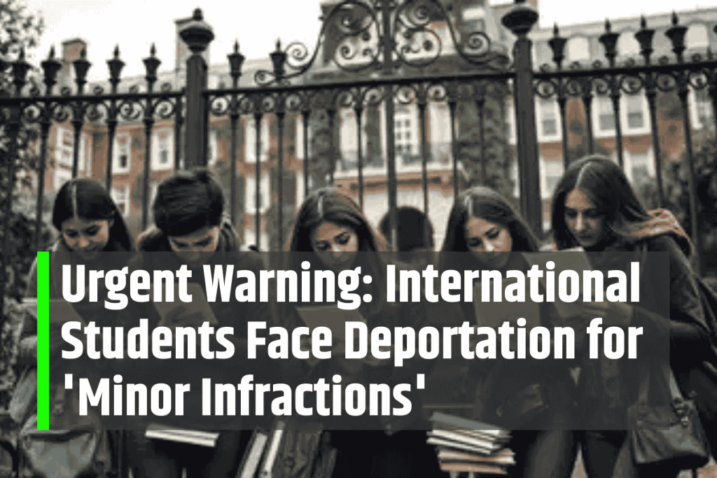 Urgent Warning: International Students Face Deportation for 'Minor Infractions'