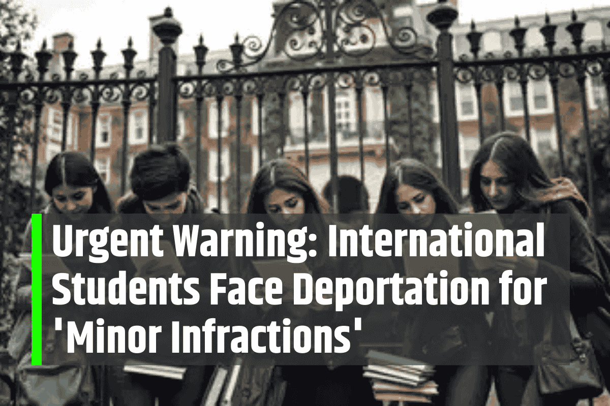 Urgent Warning: International Students Face Deportation for 'Minor Infractions'